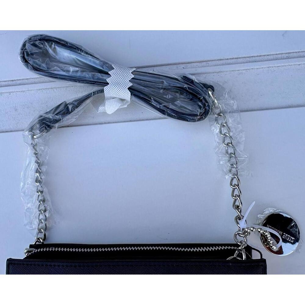 Steve Madden BGreer Multi-Section Crossbody Wallet Handbag Purse Black NWT - Picture 9 of 14